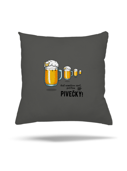 Pivečka vankúš Gray Pol