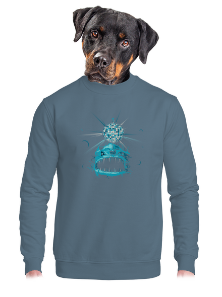 Morský discočert unisex mikina bez kapucne Nordic Blue