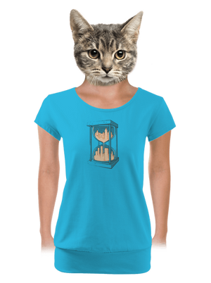 dámske tričko s lemom