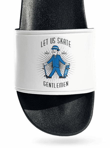 Let us skate šľapky White