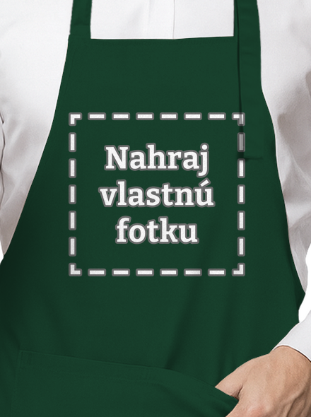 Vlastná potlač zástera Bottle Green