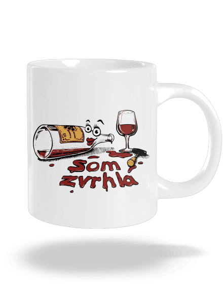 Zvrhlá veľký hrnček White