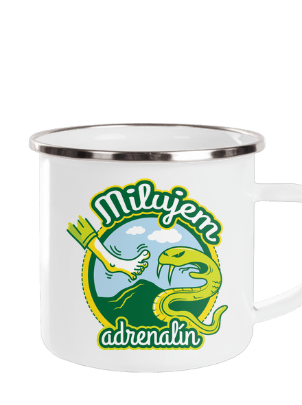 Milujem adrenalín plecháčik White