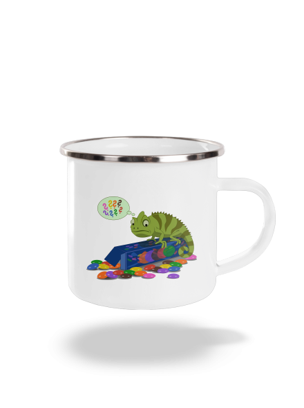 Zmätený chameleón plecháčik White