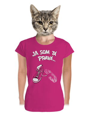 Hľadám tú pravú dámske tričko prémium Magenta