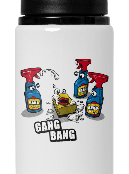 Gang Bang flaša na vodu White