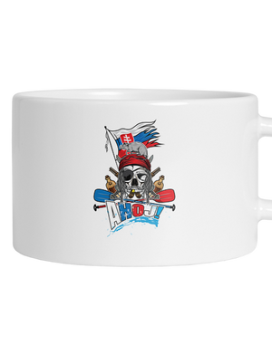 Ahoj hrnček makronka White