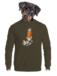 unisex mikina bez kapucne