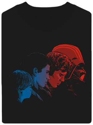 Vaders evolution unisex mikina bez kapucne Black