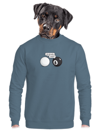 unisex mikina bez kapucne