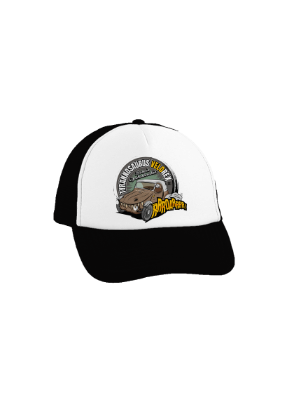 Tyrannosaurus Velorex šiltovka truckerka Black cap