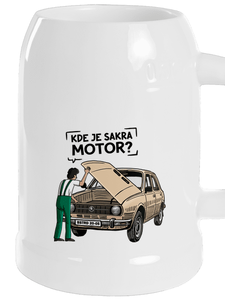 Kde je motor? polliter White