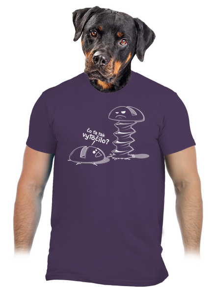 Vytočený pánske tričko Urban Purple
