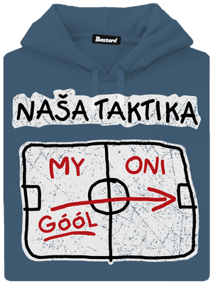 Naša taktika dámska mikina klokanka Denim