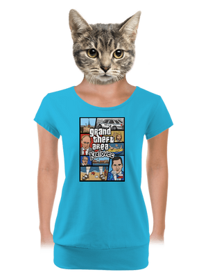 dámske tričko s lemom