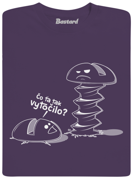 Vytočený pánske tričko Urban Purple