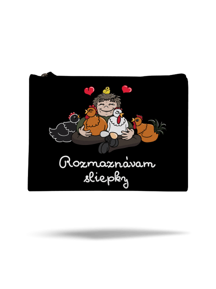 Rozmaznávam sliepky taštička Black