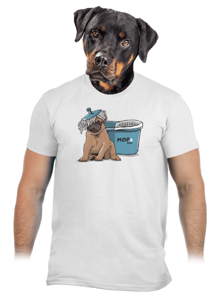 Mops pánske tričko White