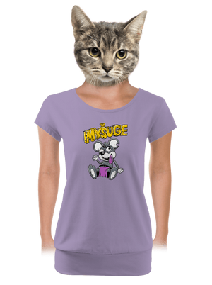 Myšuge dámske tričko s lemom Lavender
