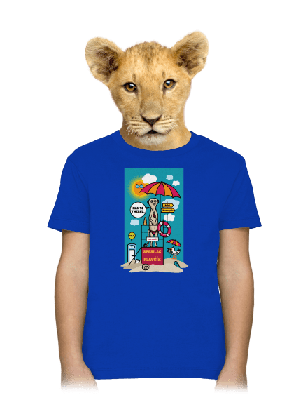 Plavčík detské tričko Royal Blue
