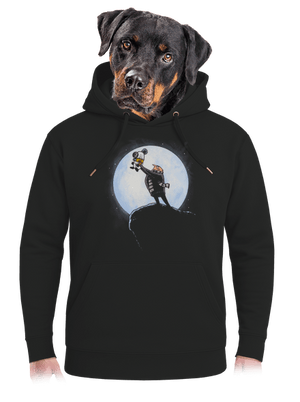 Kráľ mimoňov unisex mikina premium Dark Black