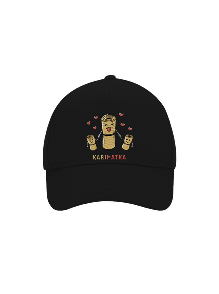 Karimatka šiltovka baseballka Black