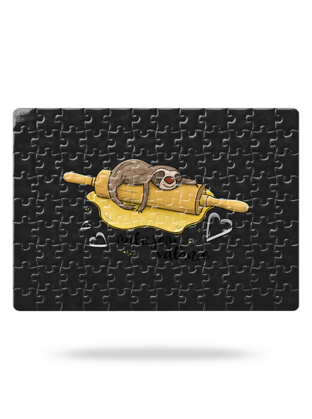 Milujem váľanie puzzle White