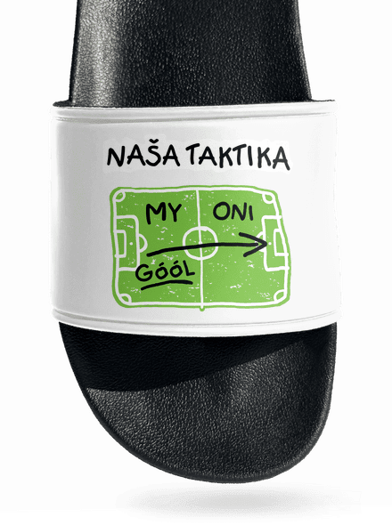 Naša futbalová taktika šľapky White