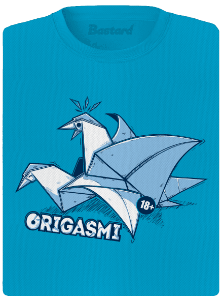 Origasmi dámske športové tričko Blue Atol