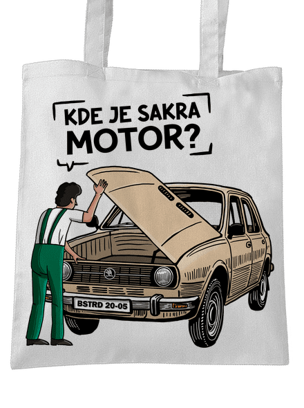 Kde je motor? taška White