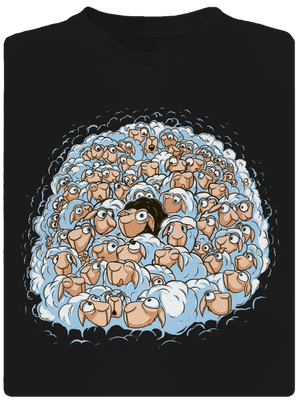 Nejdem s davom detské športové tričko Black