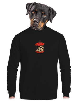 unisex mikina bez kapucne