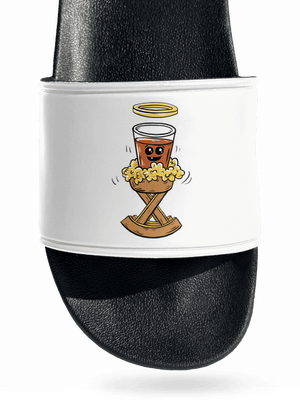 Panáčik v jasličkách šľapky White