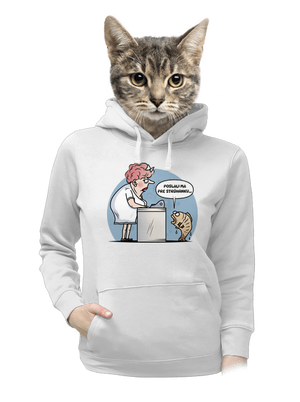 dámska mikina klokanka