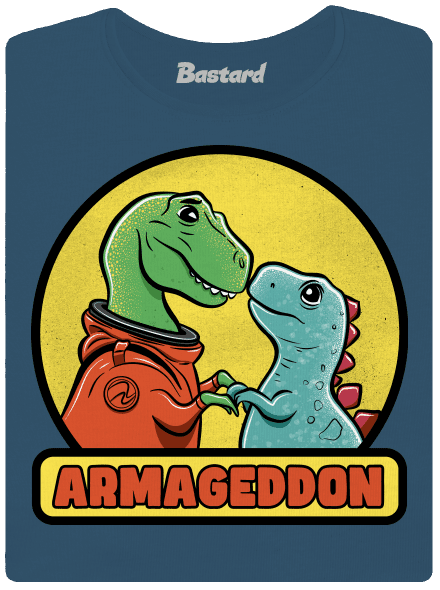 Armageddon dámske tričko prémium Petrol Blue