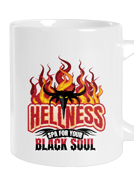 Hellness veľký hrnček White