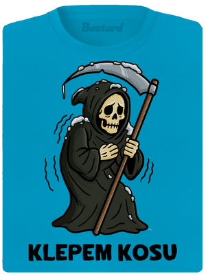 Klepem kosu dámske športové tričko Blue Atol