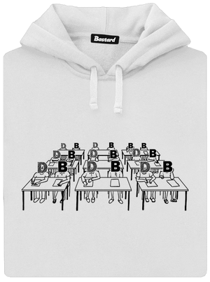 Cimrman: Debil, blbeček dámska mikina klokanka White