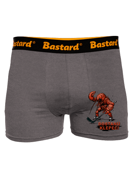Dostanú klepec boxerky Gray Melange