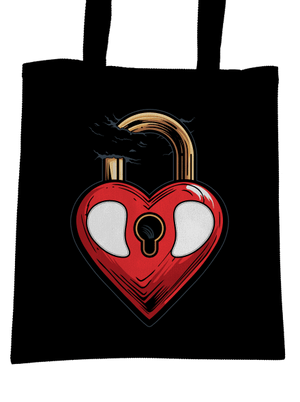 Zámok lásky taška Black