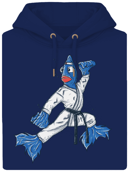 Bojovníčka unisex mikina premium Navy