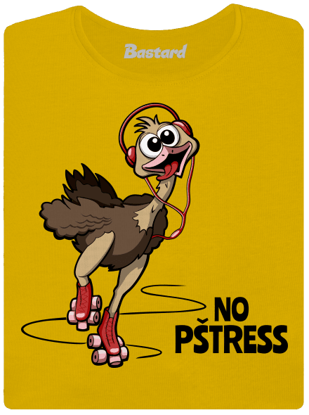No pštress dámske tričko Yellow