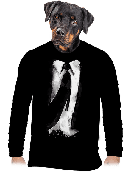 Oblek a kravata pánske dlhý rukáv Black