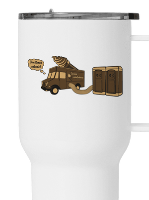 Točená čokoládová termohrnček White