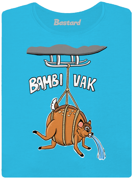 Bambi vak dámske tričko Blue Atol