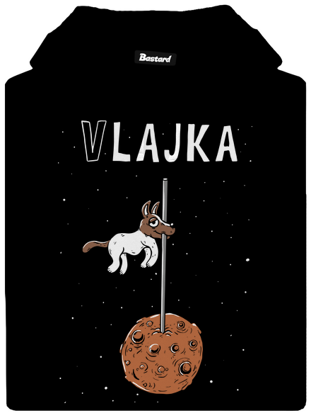 Vlajka dámska mikina klokanka Black