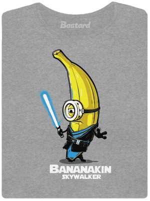 Bananakin Skywalker dámske tričko Dark Gray Melange