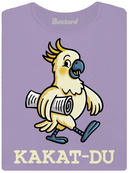 Kakat-du dámske tričko s lemom Lavender