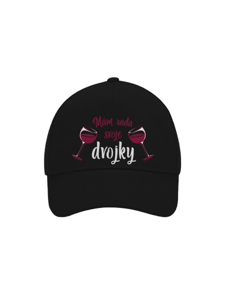 Dvojky šiltovka baseballka Black