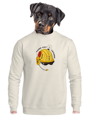 unisex mikina bez kapucne